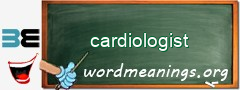 WordMeaning blackboard for cardiologist